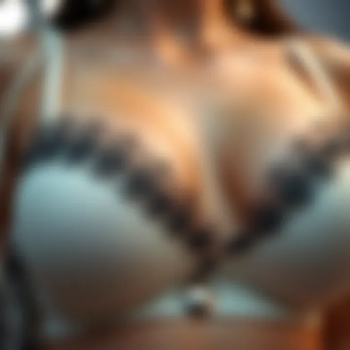 Detailed view of the design elements of a faja.