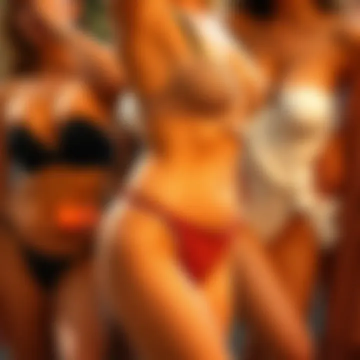 Variations of fajas with butt lift features displayed together.