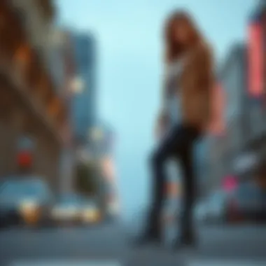 A sophisticated outfit combination suitable for formal occasions, showcasing booties and leggings.