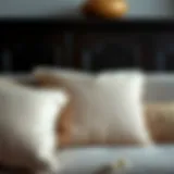 Elegant throw pillow cushion covers in various textures