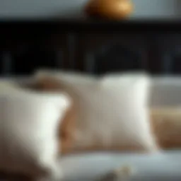 Elegant throw pillow cushion covers in various textures