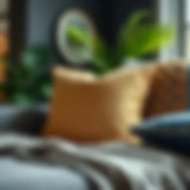 Sustainable materials used for throw pillow cushion covers