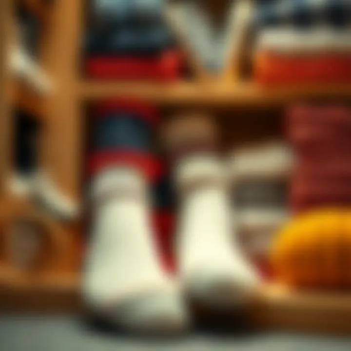 Effective Techniques for Sock Management Practical tips illustrated through effective sock organization techniques.