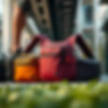 Various Designs of Running Arm Bags Various designs of running arm bags displayed