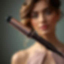 Innovative design of a cordless curling iron