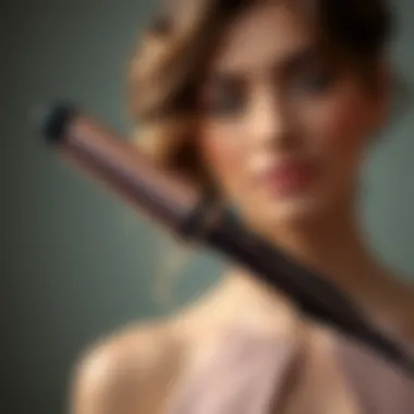 Innovative design of a cordless curling iron