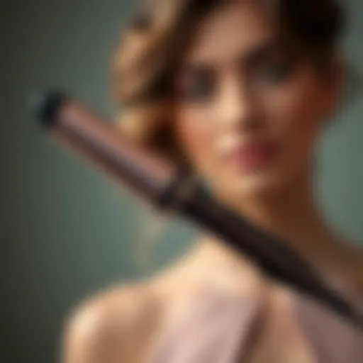 Innovative design of a cordless curling iron