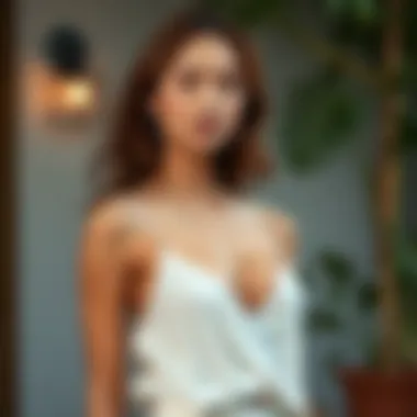 Eco-Friendly Backless Camisole from Sustainable Materials An eco-friendly backless camisole made from sustainable materials