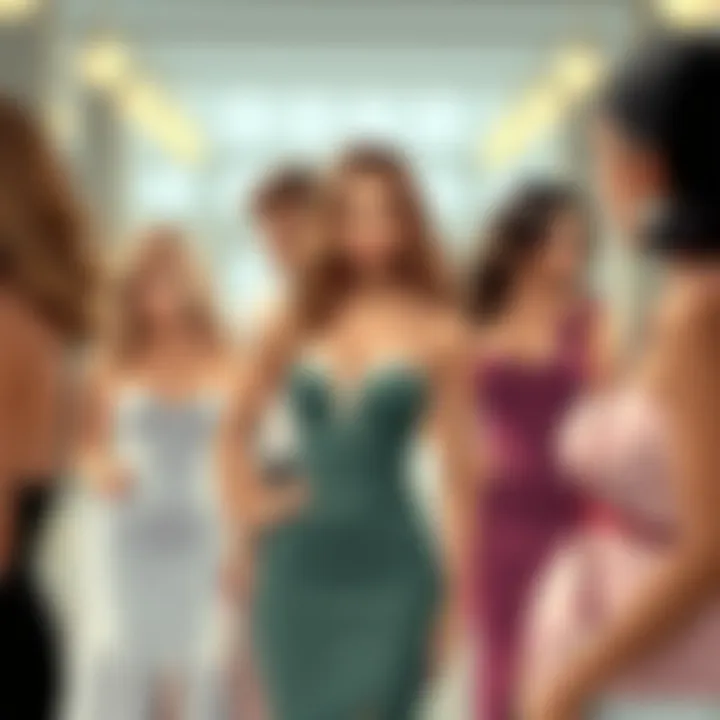 Variety of bandeau bodycon dresses for different occasions