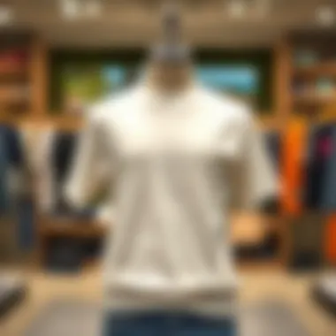 A relaxed fit loose crew neck apparel displayed on a mannequin