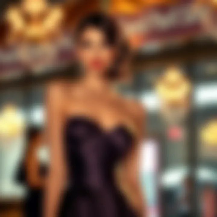 Elegant two piece crop top dress suitable for formal occasions