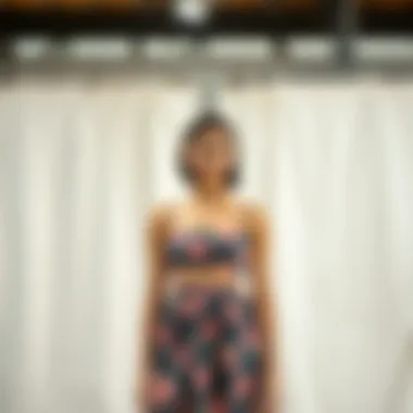 Sustainable fabric choices for two piece crop top dresses