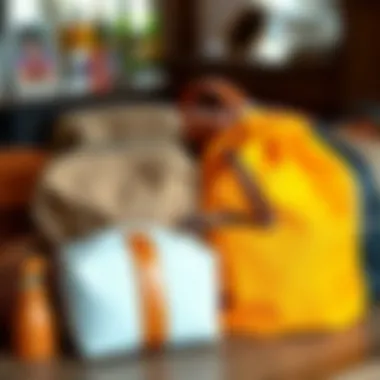 Diverse Materials for Toiletry Bags Collection of toiletry bags in various materials