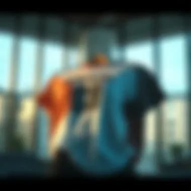 Trendy plus size tees showcased in a modern setting