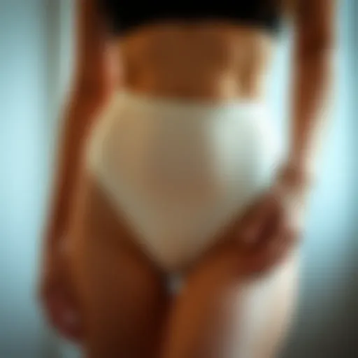 Elegant tummy support panties in a soft fabric