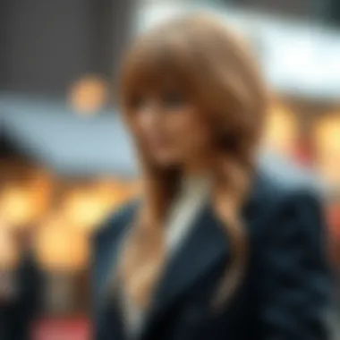 Creative Styling with U-Shaped Extensions Stylish hairstyle created using U-shaped clip-in hair extensions