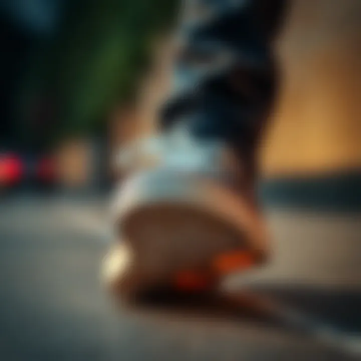 Shoe sole sticker application enhancing footwear appearance