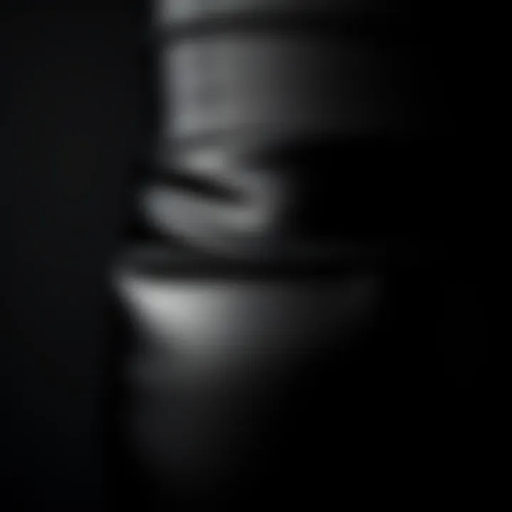 Close-up of latex material properties emphasizing flexibility and durability