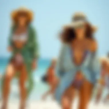 Versatile cover-up options for the beach