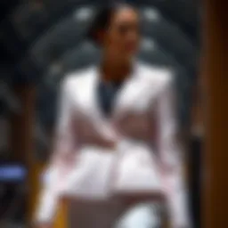 Elegant tailored blazer showcasing modern design