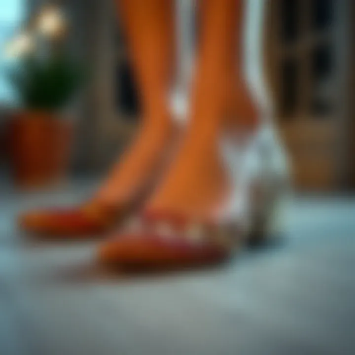 Versatile styling options featuring woven pointed toe flats.